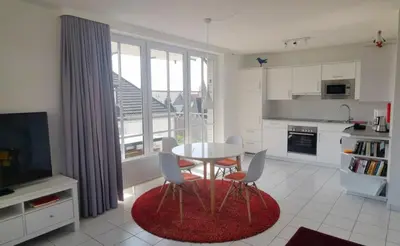 Küche/Küchenzeile in der Unterkunft Apartmentvermittlung Mehr als Meer - Objekt 18
