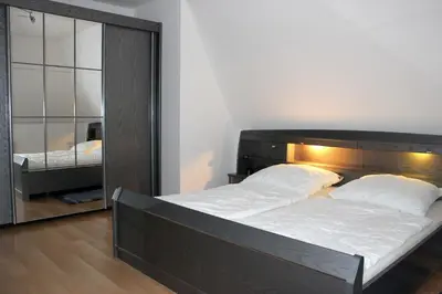Ein Bett oder Betten in einem Zimmer der Unterkunft Apartmentvermittlung Mehr als Meer - Objekt 54