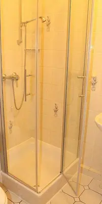 Ein Badezimmer in der Unterkunft Apartmentvermittlung Mehr als Meer - Objekt 54