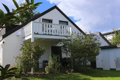Das Gebäude in dem sich die Ferienwohnung befindet