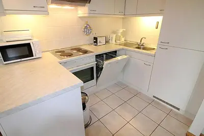 Küche/Küchenzeile in der Unterkunft Apartmentvermittlung Mehr als Meer - Objekt 16