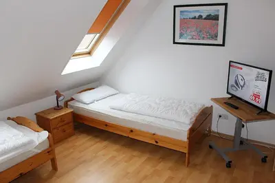 Ein Bett oder Betten in einem Zimmer der Unterkunft Apartmentvermittlung Mehr als Meer - Objekt 52
