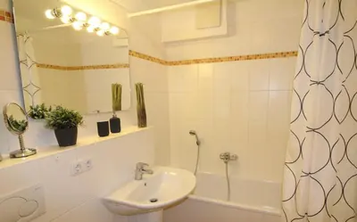 Ein Badezimmer in der Unterkunft Apartmentvermittlung Mehr als Meer - Objekt 5