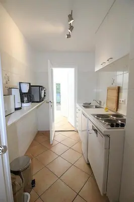 Küche/Küchenzeile in der Unterkunft Apartmentvermittlung Mehr als Meer - Objekt 56