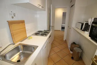 Küche/Küchenzeile in der Unterkunft Apartmentvermittlung Mehr als Meer - Objekt 56