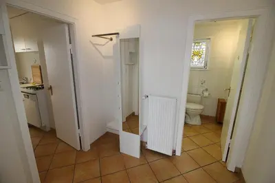 Ein Badezimmer in der Unterkunft Apartmentvermittlung Mehr als Meer - Objekt 56