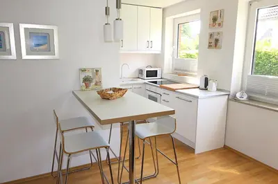Küche/Küchenzeile in der Unterkunft Apartmentvermittlung Mehr als Meer - Objekt 11