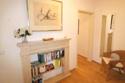 Die Bibliothek in der Ferienwohnung
