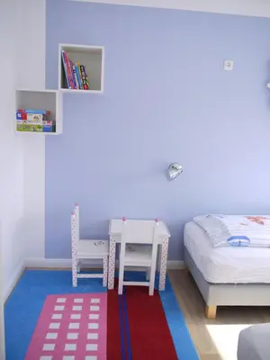 Ein Bett oder Betten in einem Zimmer der Unterkunft Strandperle 4