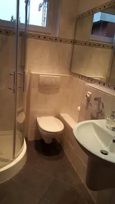 Ein Badezimmer in der Unterkunft FeWo Machedanz zentrumsnah & ruhig Timmendorfer Strand