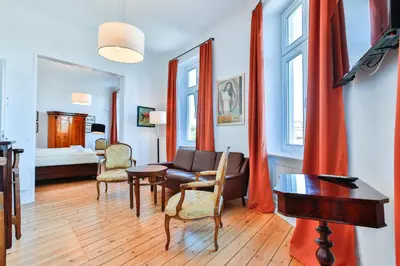 TV/Unterhaltungsangebot in der Unterkunft Riverside Apartments