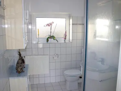 Ein Badezimmer in der Unterkunft Ostseehaus Oe
