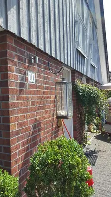 Das Gebäude in dem sich die Ferienwohnung befindet