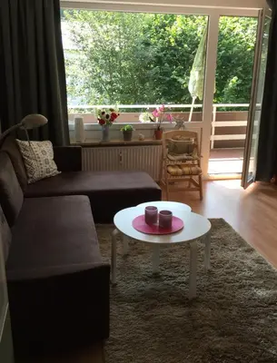 Ein Sitzbereich in der Unterkunft Feriendomizil Mien Droom