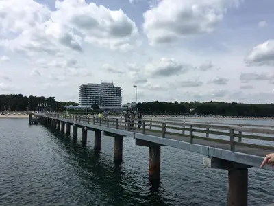 Blick auf einen Fluss in der Nähe der Ferienwohnung