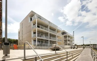 Das Gebäude in dem sich die Ferienwohnung befindet