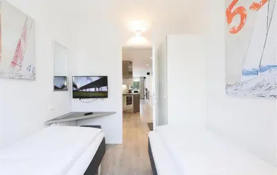 TV/Unterhaltungsangebot in der Unterkunft Priwallpromenade 23, Whg 9