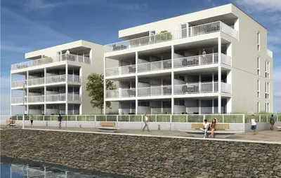Das Gebäude in dem sich die Ferienwohnung befindet