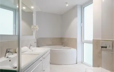 Ein Badezimmer in der Unterkunft Priwallpromenade 27, Whg 5