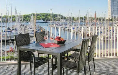 Blick auf einen Fluss in der Nähe der Ferienwohnung