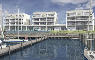 Das Gebäude in dem sich die Ferienwohnung befindet