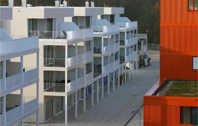 Das Gebäude in dem sich die Ferienwohnung befindet