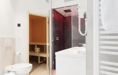 Ein Badezimmer in der Unterkunft Priwallpromenade 29, Whg 17