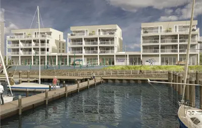 Das Gebäude in dem sich die Ferienwohnung befindet