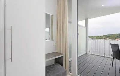 Ein Balkon oder eine Terrasse in der Unterkunft Priwallpromenade 31, Whg 21