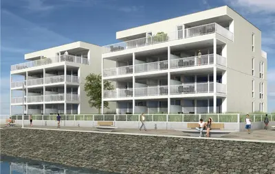 Das Gebäude in dem sich die Ferienwohnung befindet