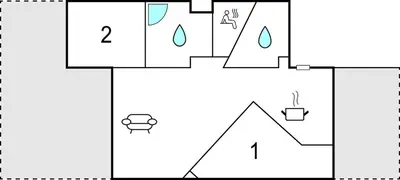 Grundriss der Unterkunft Priwallpromenade 31, Whg 26
