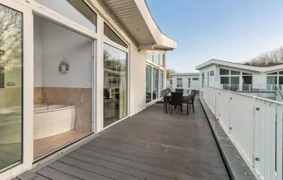 Ein Balkon oder eine Terrasse in der Unterkunft Dünenvilla 2, Whg 5
