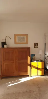 Ein Bett oder Betten in einem Zimmer der Unterkunft Ferienwohnung Ulinde