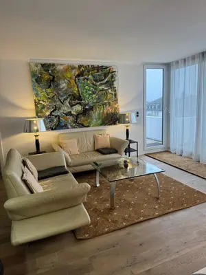 Ein Sitzbereich in der Unterkunft Tiffany´s Ferienapartments sind alles, außer... gewöhnlich!!!