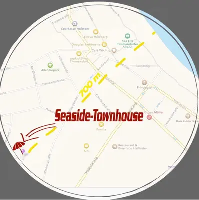Grundriss der Unterkunft Seaside-Townhouse