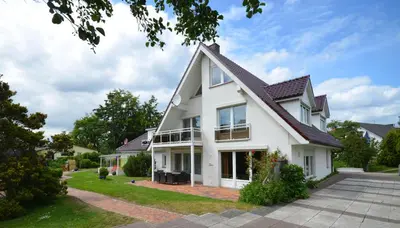 Das Gebäude in dem sich die Ferienwohnung befindet
