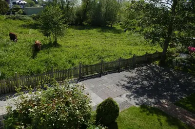 Ein Garten an der Unterkunft Landhaus Dreesen
