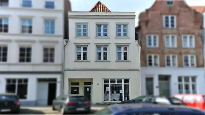 Das Gebäude in dem sich die Ferienwohnung befindet