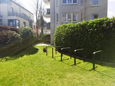 Ein Garten an der Unterkunft Ankerplatz Timmendorfer Strand