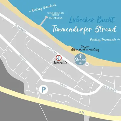 Grundriss der Unterkunft Ankerplatz Timmendorfer Strand
