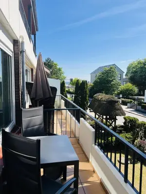 Ein Balkon oder eine Terrasse in der Unterkunft Baltic Nr. 13