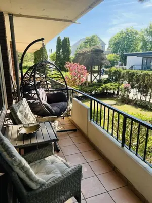 Ein Balkon oder eine Terrasse in der Unterkunft Baltic Nr. 5