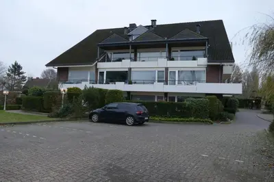 Das Gebäude in dem sich die Ferienwohnung befindet