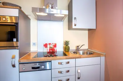 Küche/Küchenzeile in der Unterkunft ancora Marina Haus 2 Nr 02, Typ 2