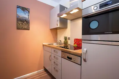 Küche/Küchenzeile in der Unterkunft ancora Marina Haus 2 Nr 02, Typ 2
