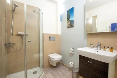 Ein Badezimmer in der Unterkunft ancora Marina Haus 2 Nr 02, Typ 2