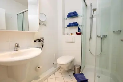 Ein Badezimmer in der Unterkunft ancora Marina Haus 2 Nr 05, Typ 1