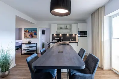 Küche/Küchenzeile in der Unterkunft Hotel Meerzeit