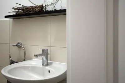 Ein Badezimmer in der Unterkunft Arkadia Apartments-Schwissel-Bad Segeberg