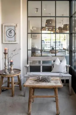 Ein Sitzbereich in der Unterkunft The Cozy Hotel & Lofts Timmendorfer Strand